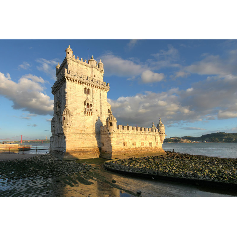 Lynzie Belem Tower, Lisbon, Portugal par - Photographie de toile tendue, H 20 po x l 30 po