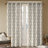 Brooklyn Geometric Sheer Grommet Single Curtain Panel-1551541663-1551541651