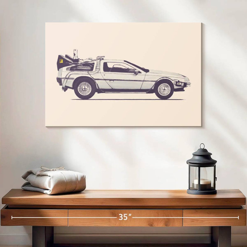 Meor Delorean, H 24 po x l 36 po