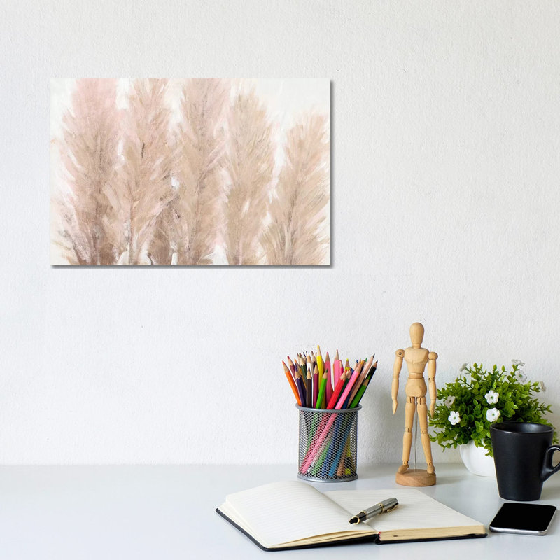 Pampas Grass I by Tim OToole - Wrapped Canvas Gallery-Wrapped Canvas Giclée, 20.32cm H x 30.48cm W x 1.9cm D
