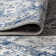 Lawton Modern Persian Vintage Medallion Light Gray/Navy Rug