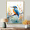 Allen Kingfisseur par The Farm Stream II - oiseau, art mural