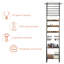 Burned Finish Wall-Leaning Ladder Jewellery Organizer-492835693