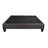Full Size 14" Platform Mattress Base Bed Frame, Dark Gray Upholstered, Contemporary Design, Wood, No Box Spring, Material Foundation Frame Base, Size, Contemporary, Wood