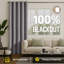 100% Linen Blackout Curtains - Thermal Insulated Eyelet Grommet Room Darkening Luxury Window Panels-725335211-725335212