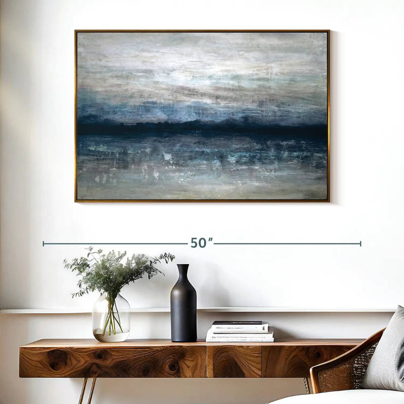 Shimmer Fausley, Floating Frame Gold, 40" X 27"