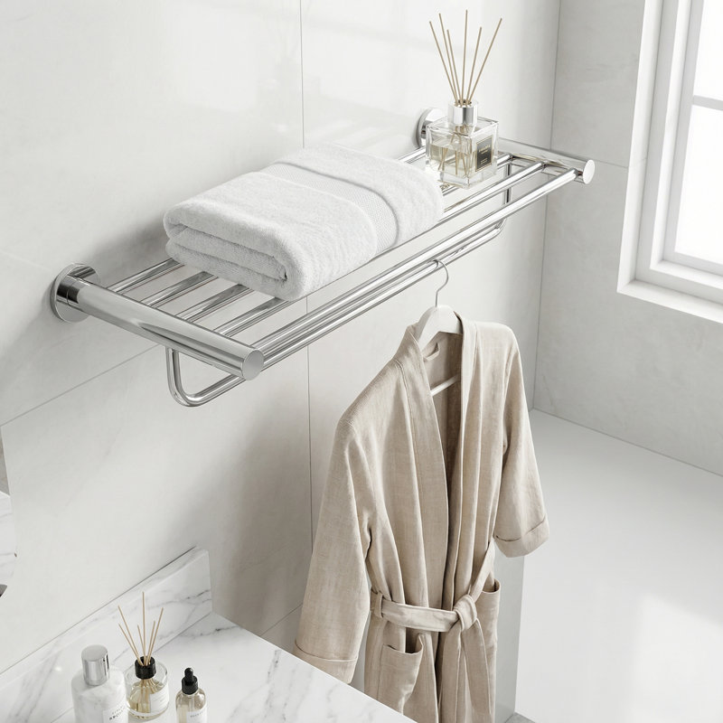 Porte-serviettes mural 24 "avec tablette