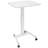 Mount-It! Adjustable Rolling Laptop Desk w/ Wheels, Standing Mobile Workstation Cart w/ Spring Lift