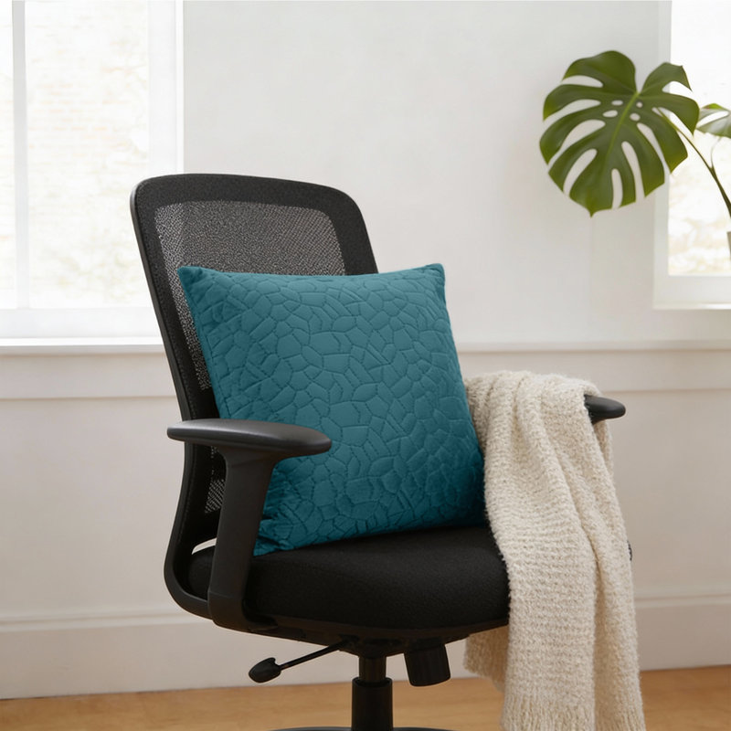 Pebble Cushion Cover-(Pack of 4), Teal