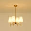 Lustre de style campagnard à 4 lumières à intensité variable Aurevane