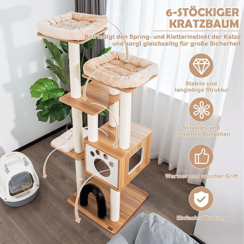 Valdosta 176cm H Cat Tree