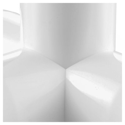 4-Way PVC Fittings 10-Pack PVC Pipe Joints Elbow Connector For 1" PVC Pipe