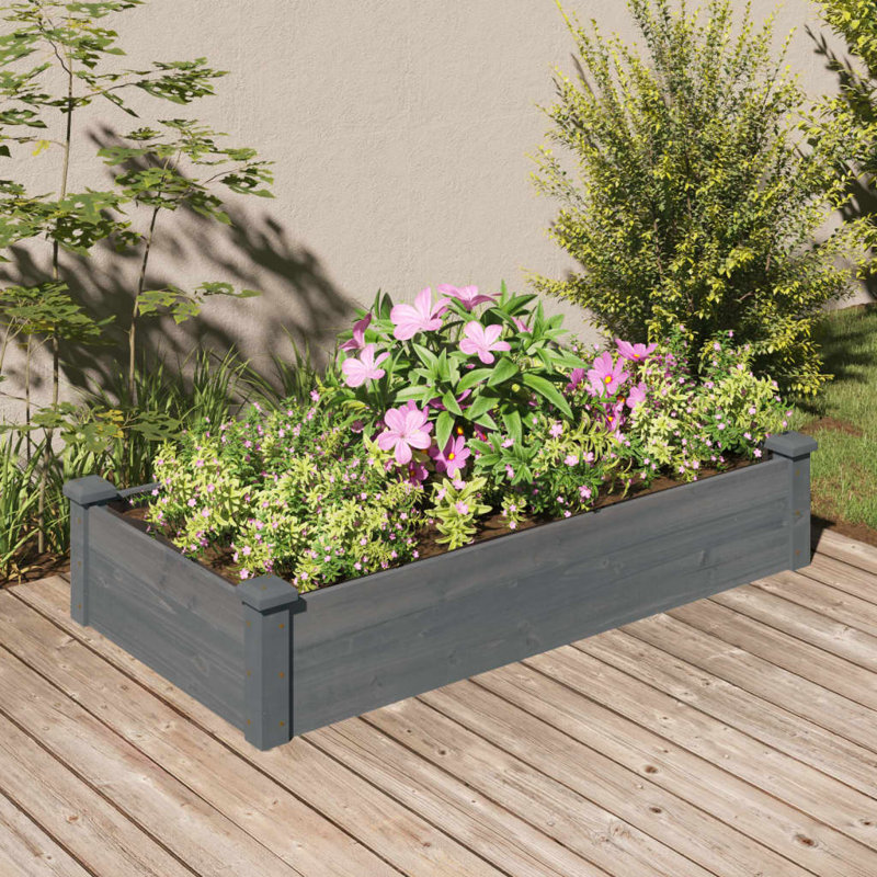 Lit surélevé avec doublure Latitude Run®, Gris, H 9,8 po x l 47,2 po x P 23,6 po