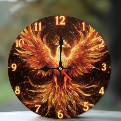 Horloge Fiery Phoenix