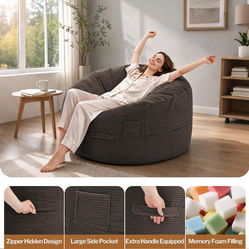 Matelas pour canapé-lit double en velours côtelé double usage confortable, durable, pliable, facile à nettoyer