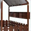 Lit maison pour enfants, lit au sol avec garde-corps, tente, lumières et 3 tablettes de rangement-294372848-294372849