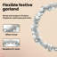 vidaXL Christmas Ball Garland 186 cm Polystyrene-1584043768