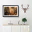 Forest in an Orange Glow - Picture Frame Painting Print-55577647-55577644