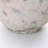 10.7" Mottled Gray Cement Globe Vase, Round Decorative Accent for Home Decor