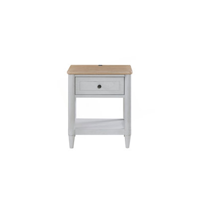 Small Teen Nightstand - Cement And Sand