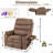 Emryn 36.2"W Chenille Liftable Recliner, Dual Motors, Cup Holder & Phone Charger-1778862592