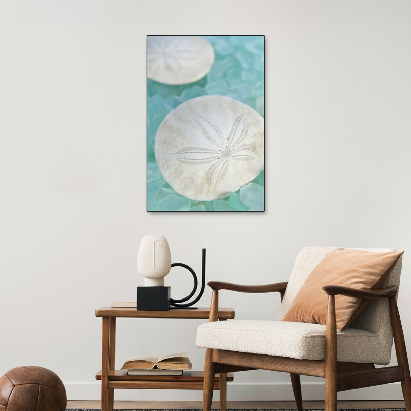 Reproduction d'art sur toile en métal Steemplix - verre de mer 3 par Alan Blaustein