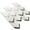 Natural Bianco 1" x 2" Herringbone / Chevron Mosaic Wall Tile