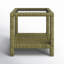 Pine Isle Glass End Table-1017580372