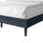 Glam Wingback Platform Bed-15261874-15261878