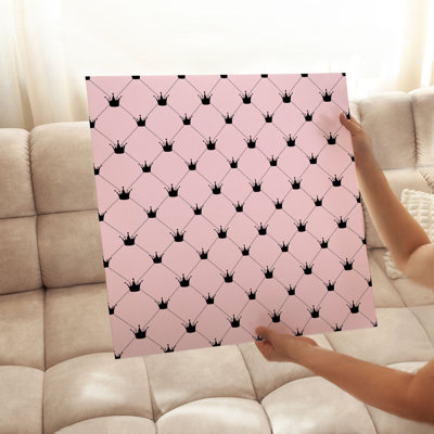 Motif abstrait de couronne III, reproduction d'art moderne sans cadre