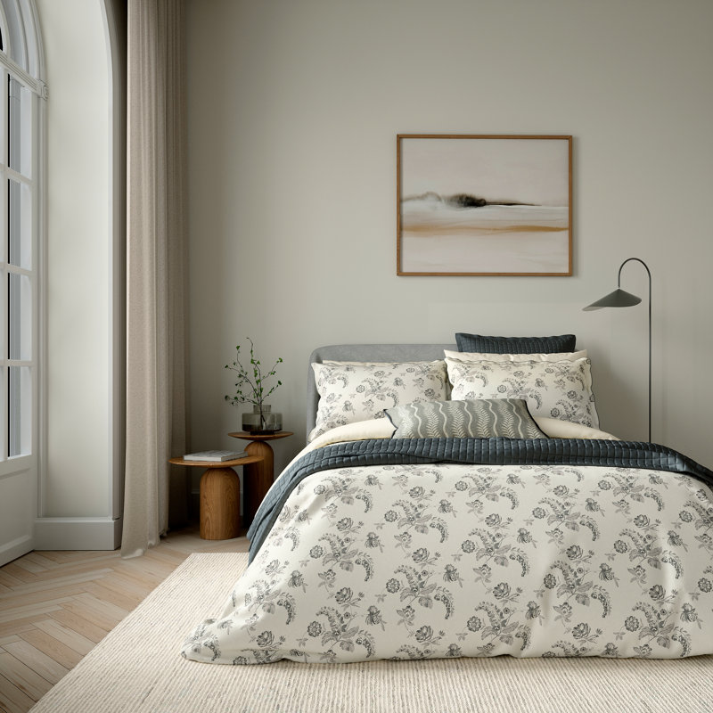 Ariane Cotton Duvet Cover Set, King Size Duvet Cover + 2 Pillowcases