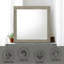 Miroir à finition gris clair