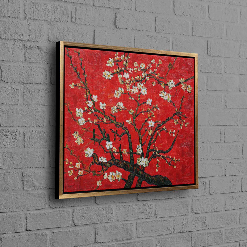 «Almond Blossom Tree», art mural sur toile de coton inspiré par Vincent Van Gogh pour Modern Home Decor, H 14 po x l 14 po