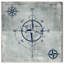 Boussole en bleu - Peinture sur toile-57096791-57096787