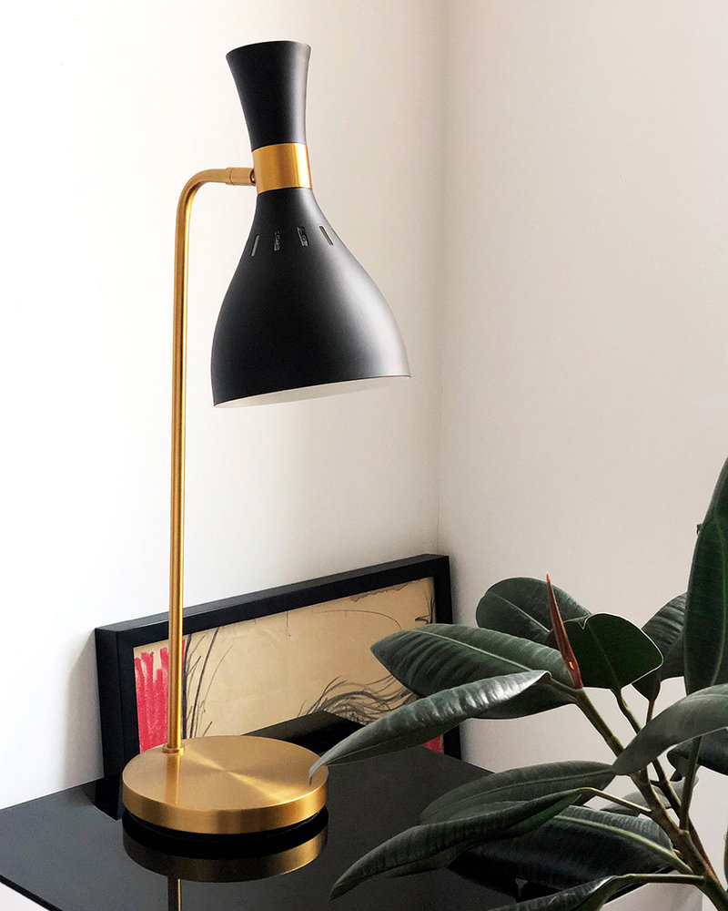 Zahir 64cm gewölbte Tischlampe