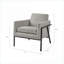 Fauteuil d'appoint rembourré Brayden