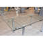 Cara Glass Top Metal Base Dining Table