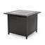Ernesto Square Aluminum Propane Fire Pit Table