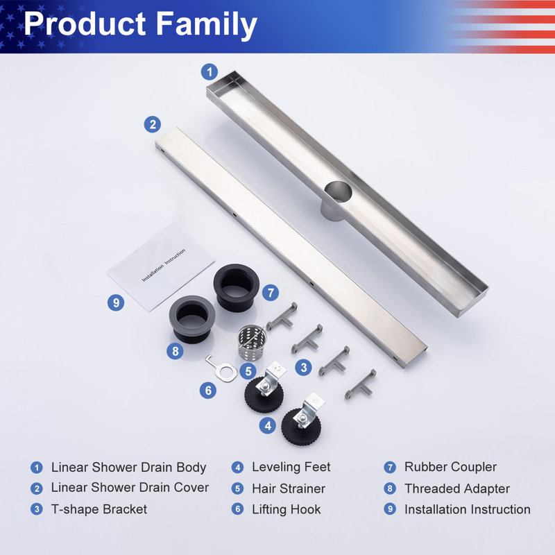 24'' W Linear Grid, Brushed Nickel