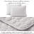 Southshore Fine Linens Southshore Essentials Quilt Set in Light Grey, Double-Brushed Microfiber Oversized Embroidered Lightweight Quilt with 2 King Pillow Shams, King / California King-879174328-879213698