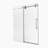 44"-48"W*76" H Frameless Single Sliding Shower Door – 5/16" (8Mm) Clear Tempered Glass, Bypass Design With Chrome Finish-123443740