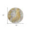 Tapis beige rond 8 po