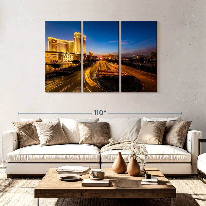 Macau, 48" H x 74" W