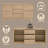 Kasem Oak Finish Server