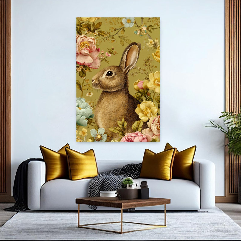 Art mural de Pâques, Springbunyno, H 60 po x l 40 po