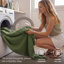 Jeté 100% coton 406 g / m² Literie respirant gaufré GentleSoft ™-101518353-105340816