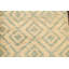 Tapis beige en jute noué à la main de conception unique 4 pi x 5 pi 9 po New Age