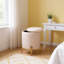 Solid Wood Accent Stool-2084403360