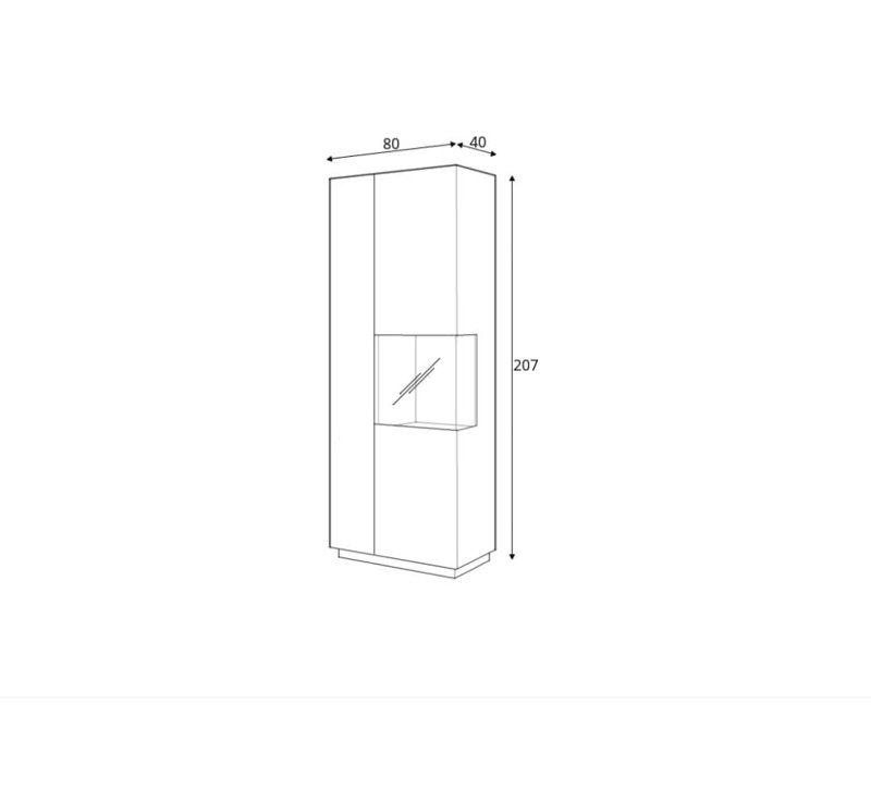 Silke 80cm Sideboard