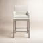 Tabouret de comptoir avec accoudoirs Bethea-98501974